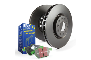 EBC Front Disc and Brake Pad Kit (Green Brake Pads + D)