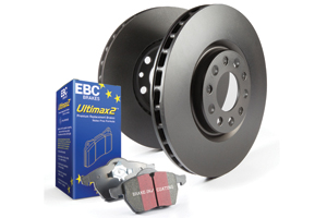 EBC Front Disc and Brake Pad Kit (Ultimax Brake Pads + D)