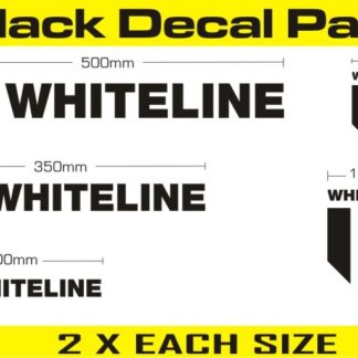 Whiteline PerformanceWhiteline Decal Pack - Black