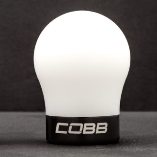 Cobb Volkswagen COBB Knob - White Knob w/ Stealth Black