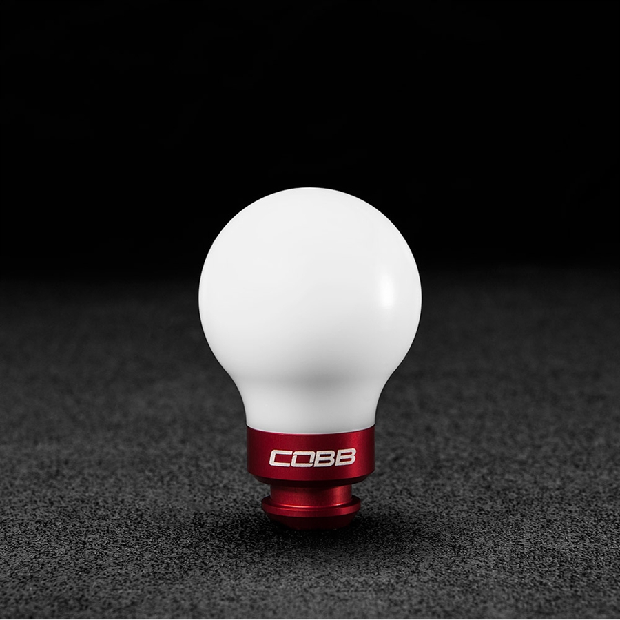 COBB Subaru 5-Speed COBB Knob White w/ Race Red