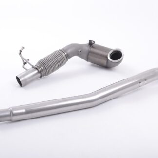 Milltek Large Bore Downpipe and Hi-Flow Sports Cat Audi TT