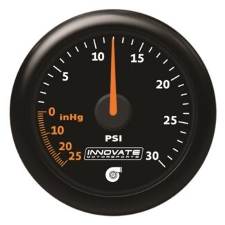 Innovate Analog MTX-A 30 PSI Vacuum/Boost Gauge Kit,Black Di