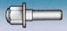Grayston 12Mm 1.25 Flat Peugeot Chrome Bolt 35Mm Long  -2000 On