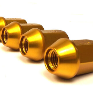 Grayston 12Mm 1.5 Gold Aluminium Nut-Closed