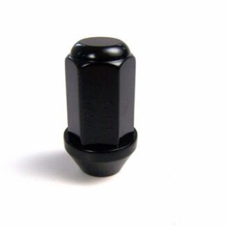 Grayston 12Mm 1.5 Black  Aluminium Nut-Closed