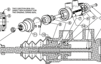 AP Racing Repair Kit 0.62 5854 5