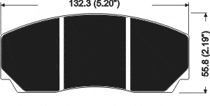 AP Racing Pad Set  4 -16 75T