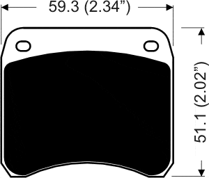 AP Racing Pad Set  4 -10 50T