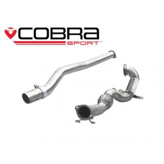 Cobra Front Pipe & De-Cat Section  VW Golf R Mk7 (5G) 13-18