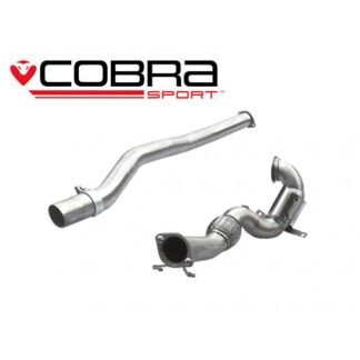 Cobra Front Pipe & Sports Cat Section (200 Cell) VW Golf R Mk7 (5G) 13-18