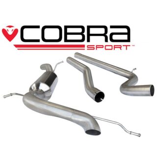 Cobra Cat Back System (Non-Resonated) - Includes Race Pipe - Single T/P's Seat Ibiza Cupra / Boganegra  1.4 TSI  10-14