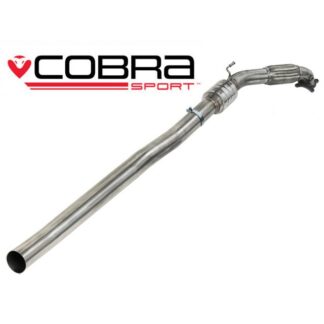 Cobra Front Pipe & Sports Cat Section (200 Cell) Audi A3 (8P) 2.0 TFSI Quattro (3 Door) 04-12