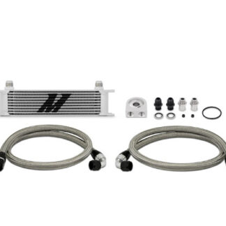 Mishimoto Universal 10 Row Oil Cooler Kit Silver