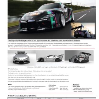 HKS A90 Supra Wide Body Kit With Wing