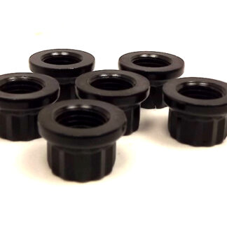 3/8-24 Black 12pt Nut