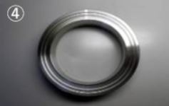HKS V-Band Flange T51 Turbo Exhaust Outlet To Front Pipe