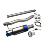 Tomei Full Titanium Muffler Kit Expreme Ti Mitsubishi Evo VIII IX USDM Bumper