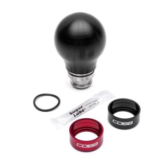 COBB Subaru 5-Speed Short Weighted Knob - Black Knob