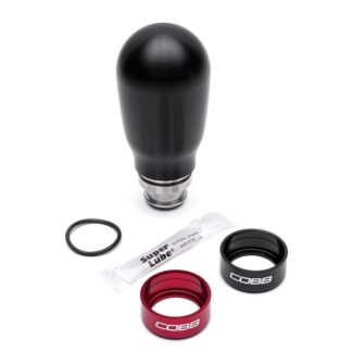COBB Subaru 5-Speed Teardrop Weighted Knob - Black Knob