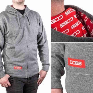 COBB Grey Zip Hoodie X-Large