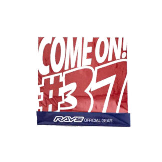 RAYS No.37 STICKER COME ON #37 100x100mm