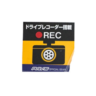 RAYS No.38 STICKER DRIVE RECORDER 100x100mm
