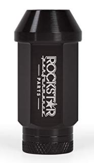 Mishimoto Rockstar Aluminum Locking Lug Nuts M12 x 1.5 Black
