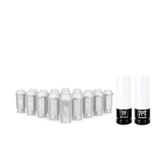Mishimoto Aluminum Locking Lug Nuts M12x1.5, 20pc Set, Silver