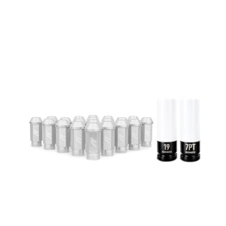 Mishimoto Aluminum Locking Lug Nuts 1 2 X 20 23pc Set Silver