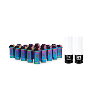 Mishimoto Aluminum Locking Lug Nuts 1 2 X 20 23pc Set Neo Chrome