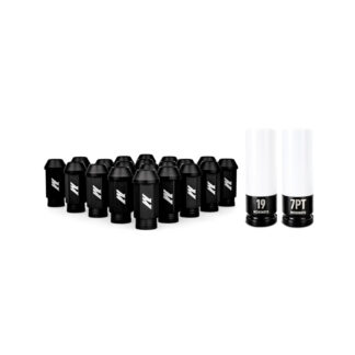 Mishimoto Aluminum Locking Lug Nuts 1 2 X 20 23pc Set Black
