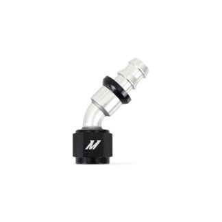 Mishimoto 45 Degree Push Lock Fitting - 8AN