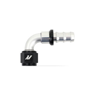 Mishimoto Push-Lock Fitting, -10AN 90 Degree