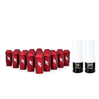 Mishimoto Aluminum Locking Lug Nuts M12x1.25, 20pc Set, Blue