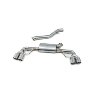 Cobra BMW 330i M-Sport Touring G21 19- Quad Exit Rear Section Quad outlet valence required - Fits Rest of World Models