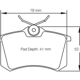 Pagid RS42 Racing Brake Pads VW Polo [MK5] 2.0R WRC [STREET CAR]