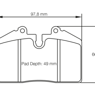 Pagid Racing Brake Pads RS42 ALCON P TYPE