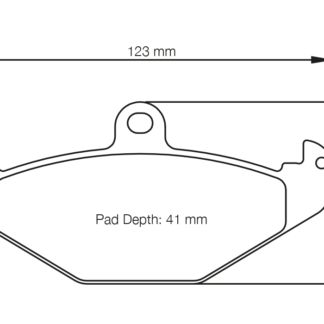Pagid Racing Brake Pads RS42 LOTUS EXIGE V6 SPORT 360 CUP