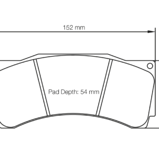 Pagid Racing Brake Pads RSL1 MITSUBISHI LANCER EVO X R4 TARMAC RALLY / FORD MUSTANG FP350S AP BRAKES