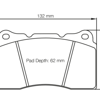 Pagid Racing Brake Pads RSL29 SUBARU STI, MITSUBISHI EVO, MEGANE RS / AUDI RS3 SPORTBACK [8PA]