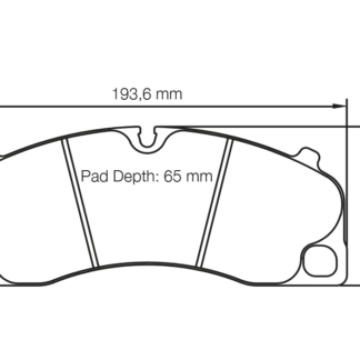 Pagid Racing Brake Pads RSC1 PORSCHE 718 CAYMAN GTS 4.0 982C (PCCB BRAKES) / 991.2 3.0 CARRERA GTS (IRON BRAKES)