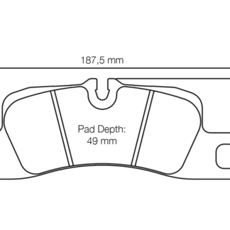 DNU Use RSL option PAGID RS RACING BRAKE PADS Porsche Rr 99