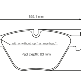 Pagid Racing Brake Pads RSL19 BMW 1M E82/M3 E90/E92/335 E90/E91/E92