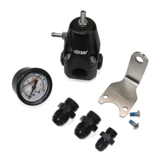 DW DWR1000 AFPR, pressure gauge,  8AN & 6AN fittings