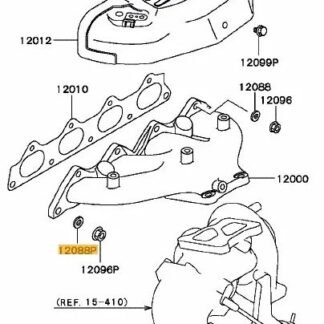 Mitsubishi OEM Washer, exhaust manifold