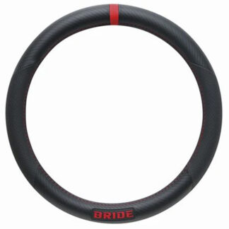 Bride Steering cover Red-carbon print S SIZE