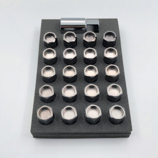 RAYS DURA-LOCK&NUT L42 STRAIGHT M12X1.5 GM (Gunmetal)