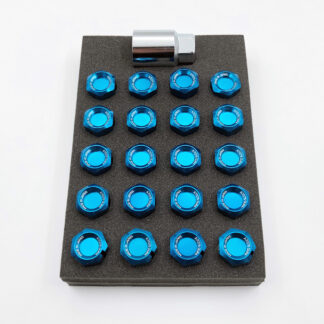 RAYS DURA-LOCK&NUT L32 5H 20PC M12X1.25 BL (Blue)