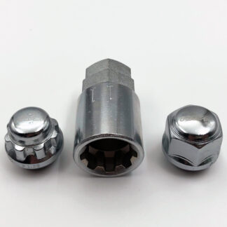 RAYS 19HEX L22 NUT&LOCK 12X1.25/4H CP (Chrome)